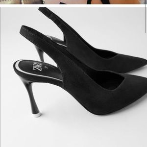 ZARA MID-HEEL SLINGBACK SHOES 3208/510